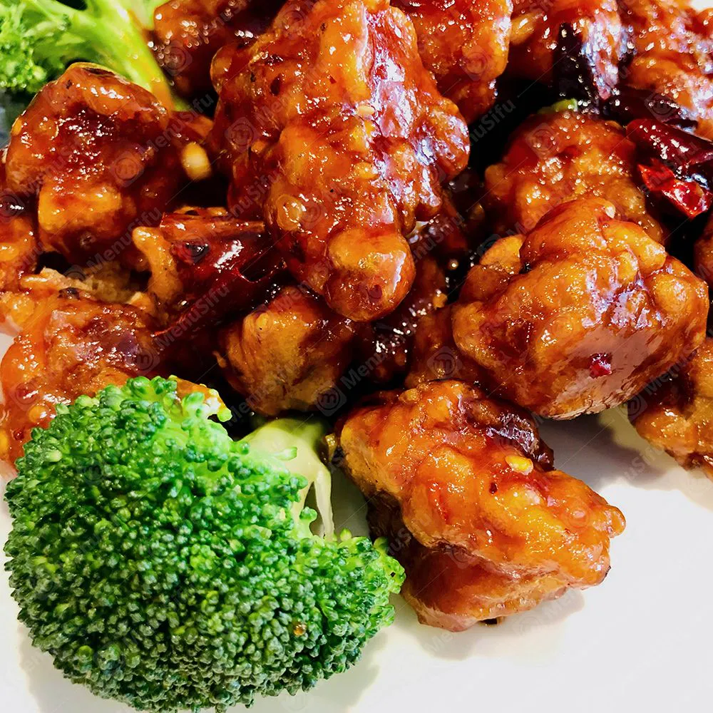 General Tsos Chicken at Ho Ho Cherry House, a Chinese Restaurant in Charlotte